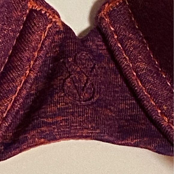 32C VS Uplift Semi Demi PushUp Convertible Underwire Bra Heathered Purple Pink - Picture 2 of 5
